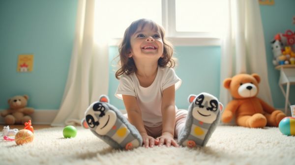 Offrez à votre fille des chaussons animaux confortables et ludiques