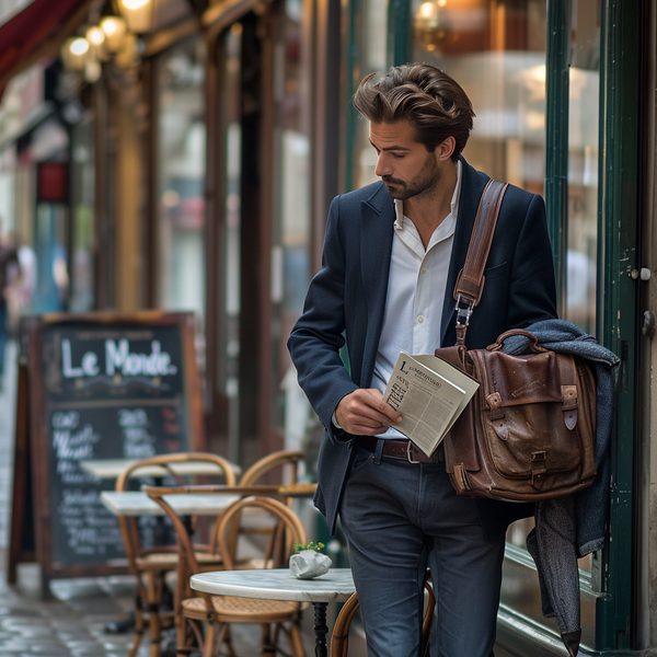 Sacoche homme : l'élégance à la parisienne